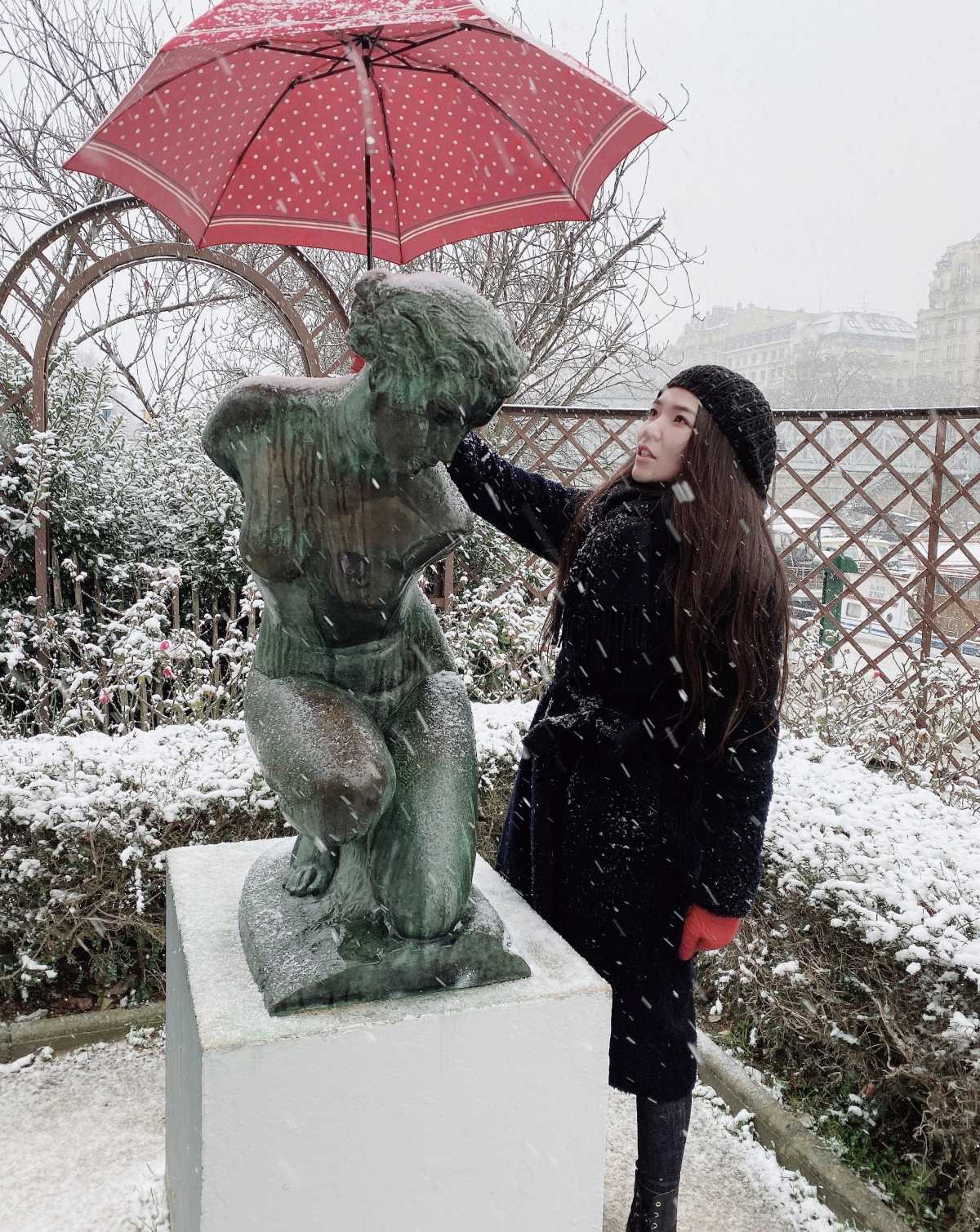 パリ在住オススメ 雪のパリ パリの街並みの口コミ Triproud