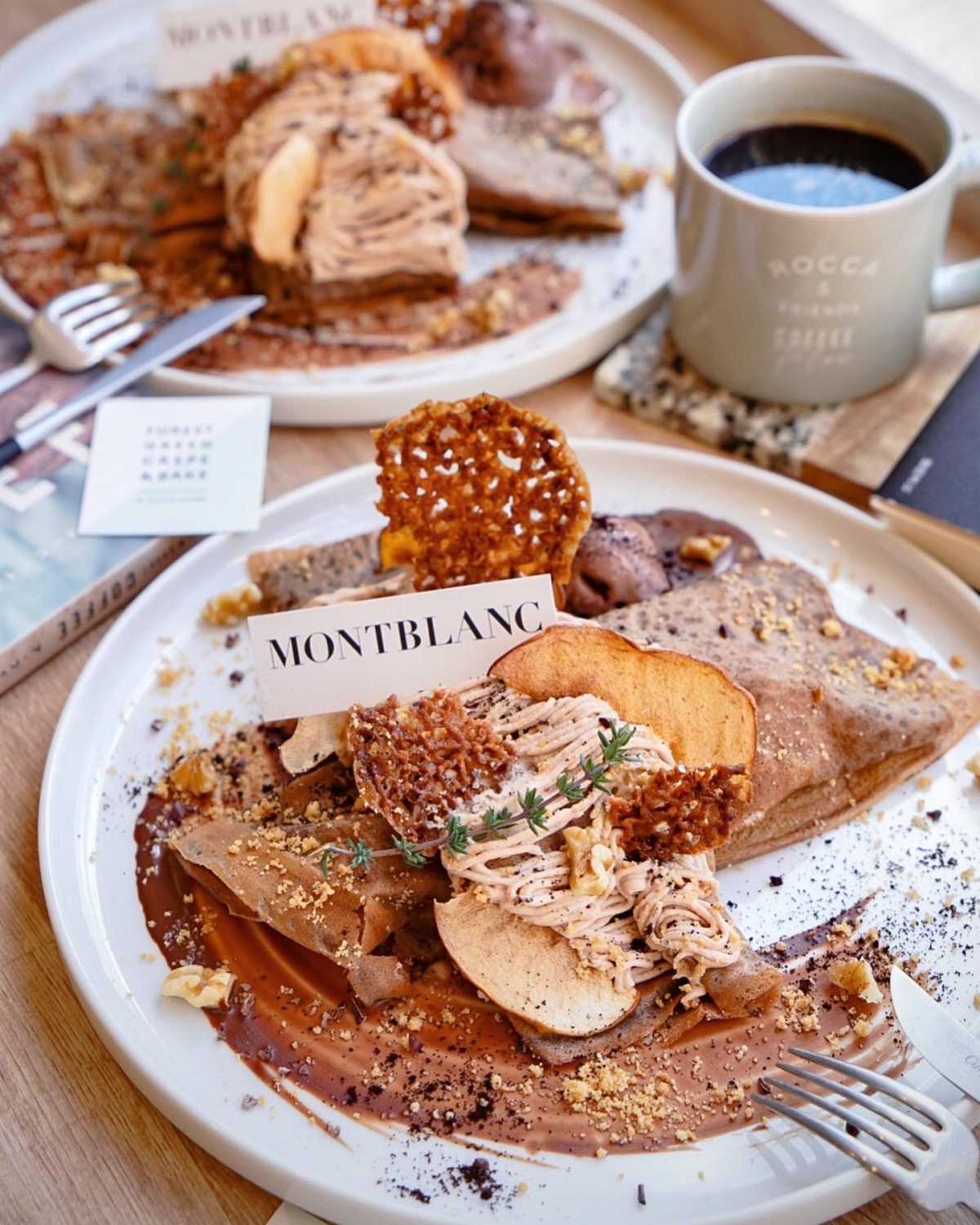 皿盛りスタイルが美しい和栗 エスプレッソの絶妙な味わいのモンブランクレープ Forest Green Crepe Bake 関大前店の口コミ Triproud 皿盛りスタイルが美しい和栗 エスプレッソの絶妙な味わいのモンブランクレープ Forest Green Crepe Bake 関大前店の口コミ Triproud