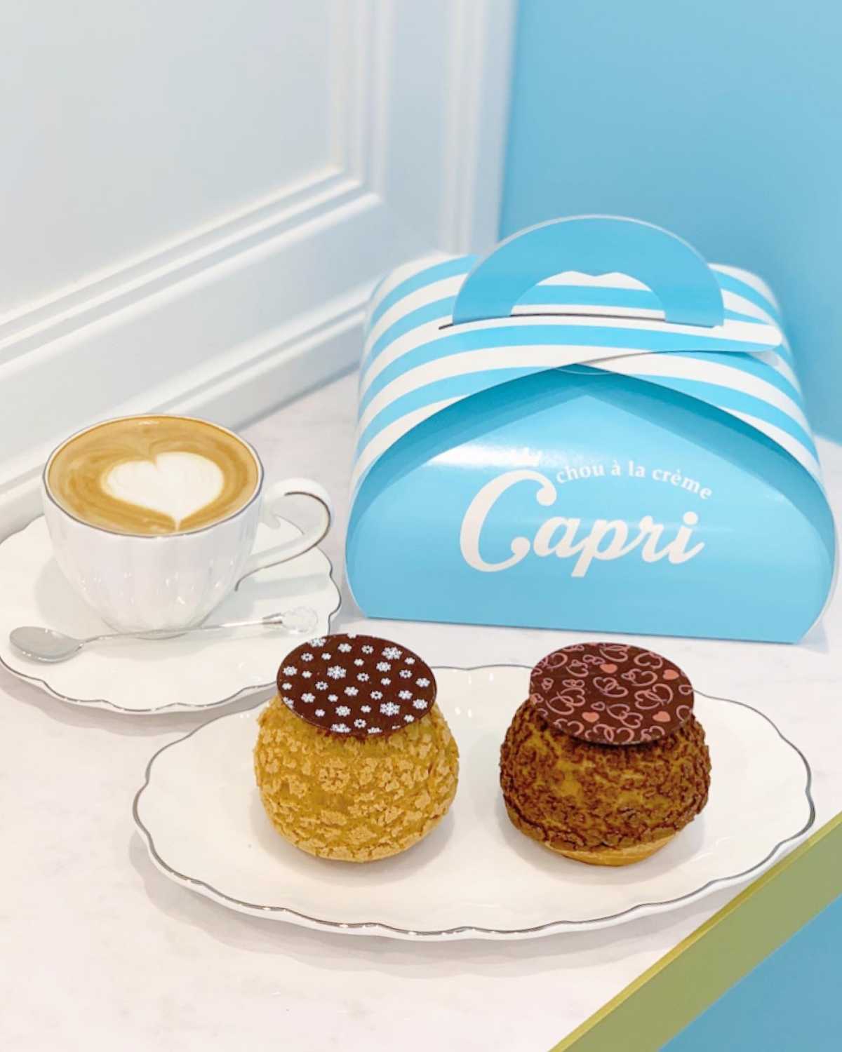 可愛いシュークリームとティファニーブルーのお店 Chou A La Creme Capri 藤井寺店の口コミ Triproud