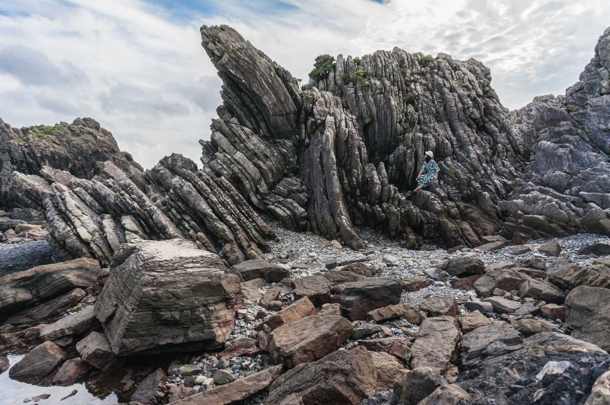 ここが海底だった 自然のアートにも見える タービダイト 室戸ジオパークの口コミ Triproud