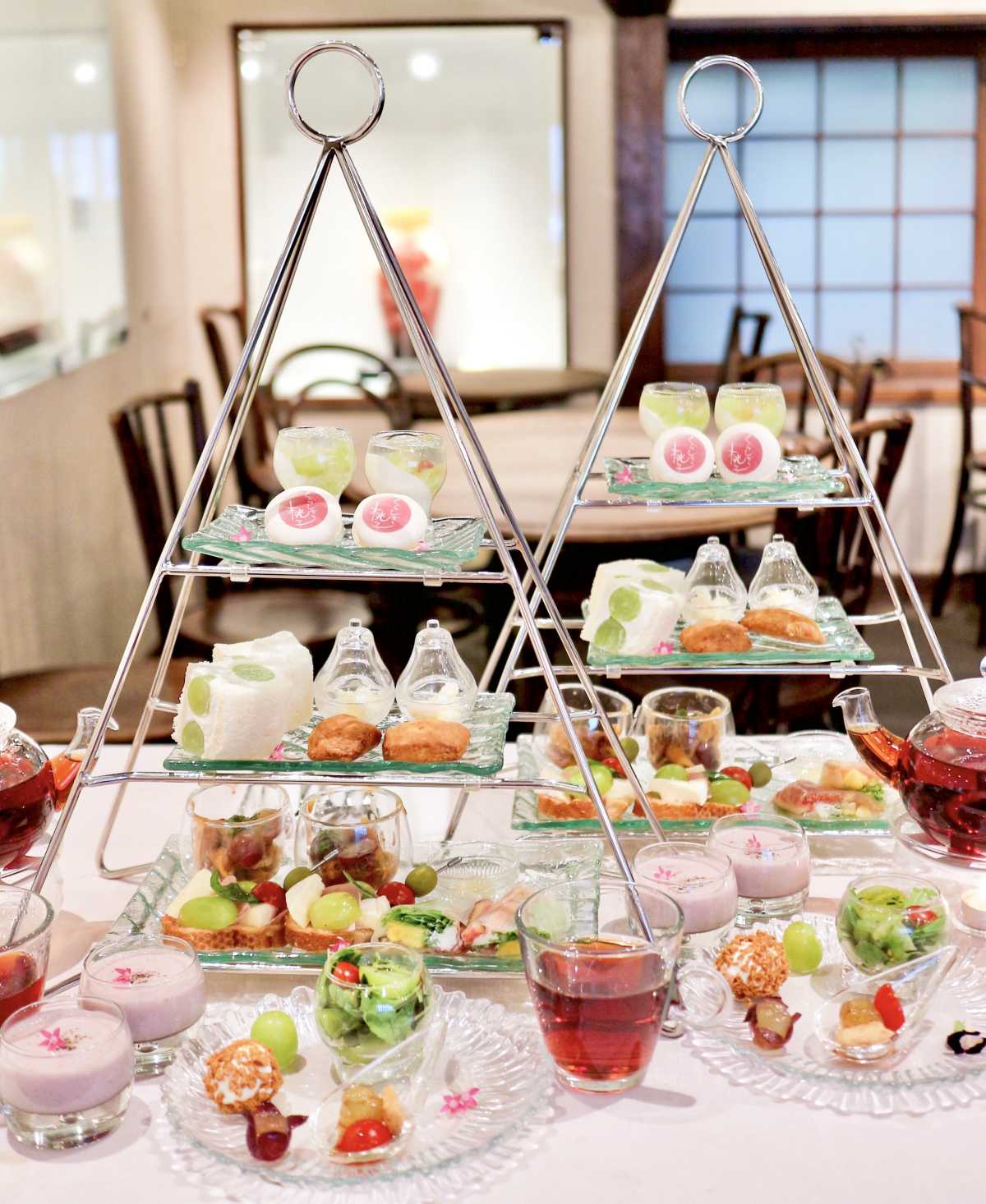 Kurashiki Momoko Main Shop Review Summer Afternoon Tea To Enjoy Grape