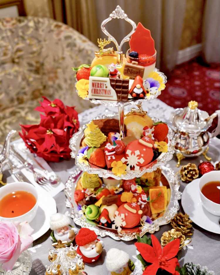 かわいいクリスマスアフタヌーンティー サロン ド モンシェール 心斎橋本店の口コミ Triproud
