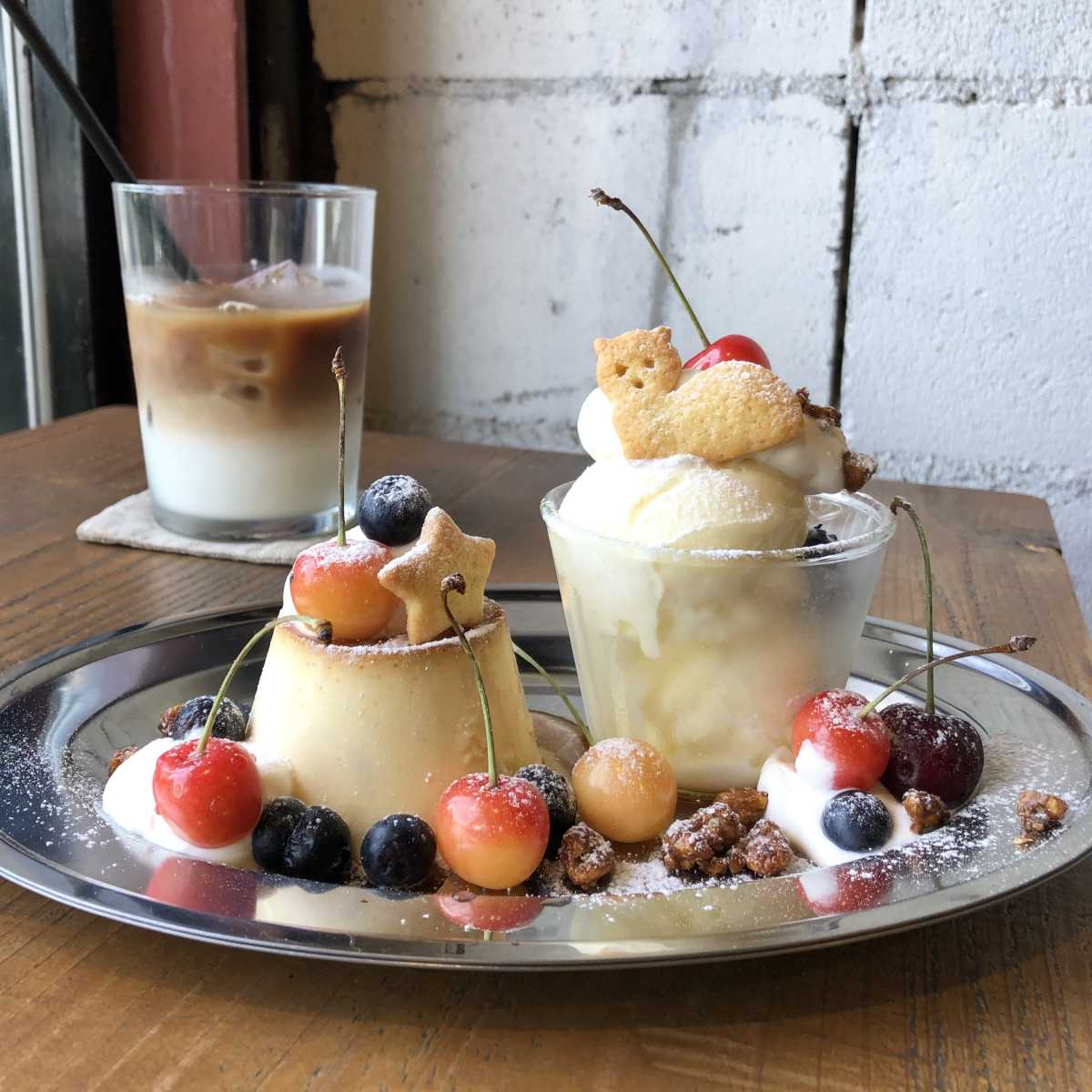 レトロ可愛いプレートのプリンアラモード 喫茶めくるの口コミ Triproud